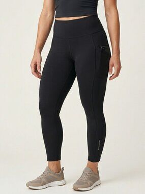 ThirdLove Athletic Leggings Womens Size 1X Black Side Pockets Active Workout